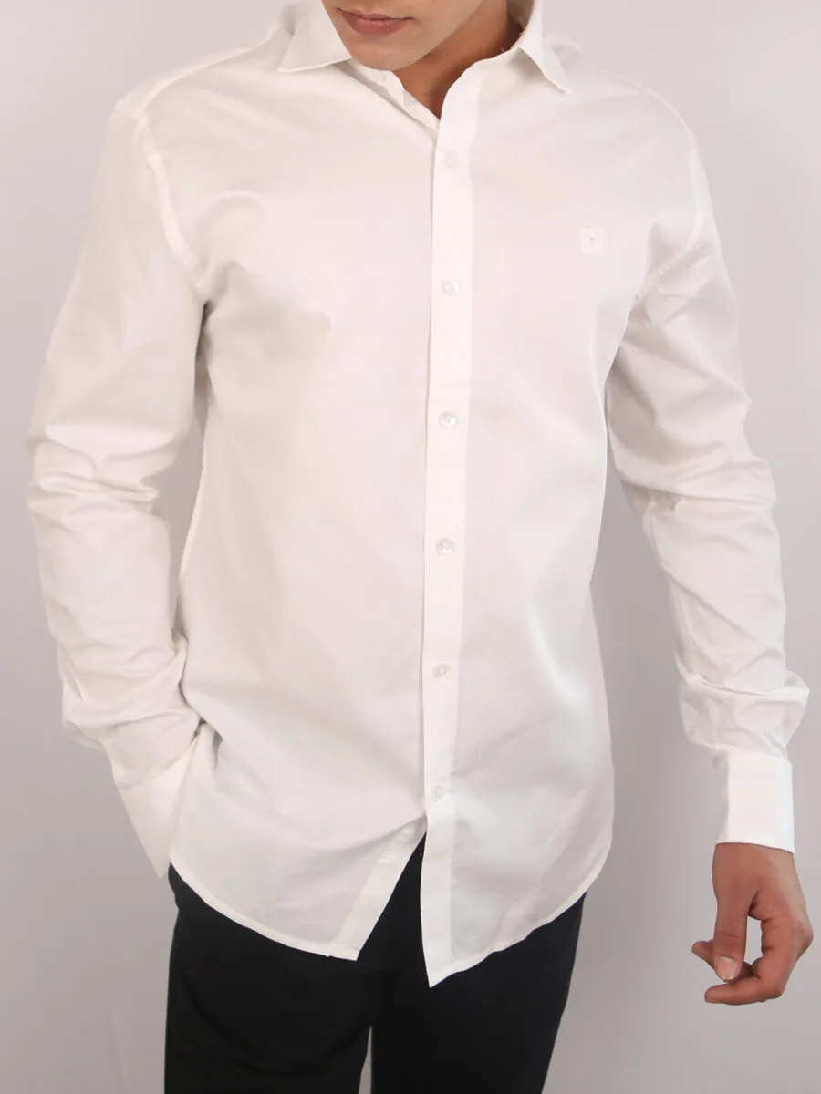Authentic Natural Cotton Shirt for Men - White