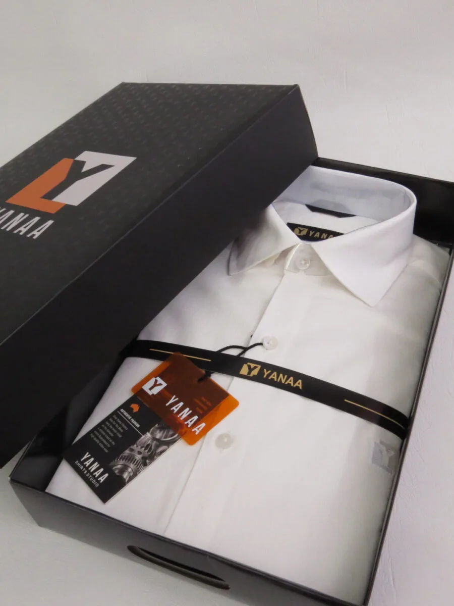 Authentic Natural Cotton Shirt for Men - White - Image 3