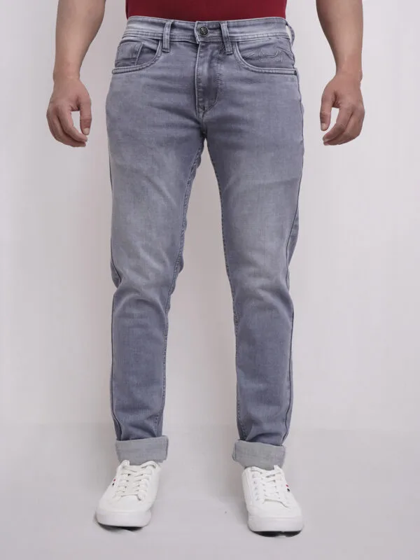 Premium Comfort Denim Jeans for Men - Ash Blue